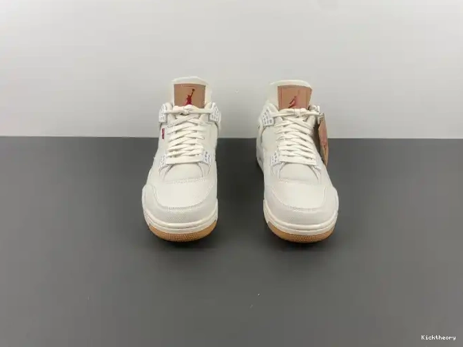 Kick Theory Levi's AO2571-100 4 'White' Air Jordan x 0615